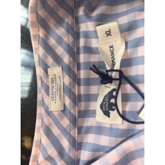 Onward Reserve Men’s Gorrie Classic Fit Performance Shirt XL Cabana Pink NWT - Picture 4 of 11